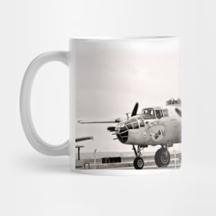 In the Mood B-25 Bomber Sepia Mug